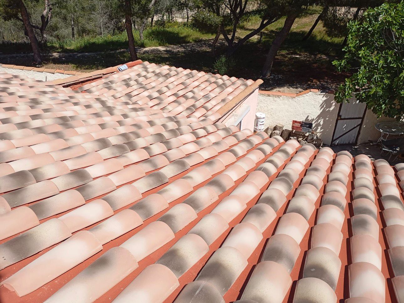 Après — toiture finie hydrofuge incolore