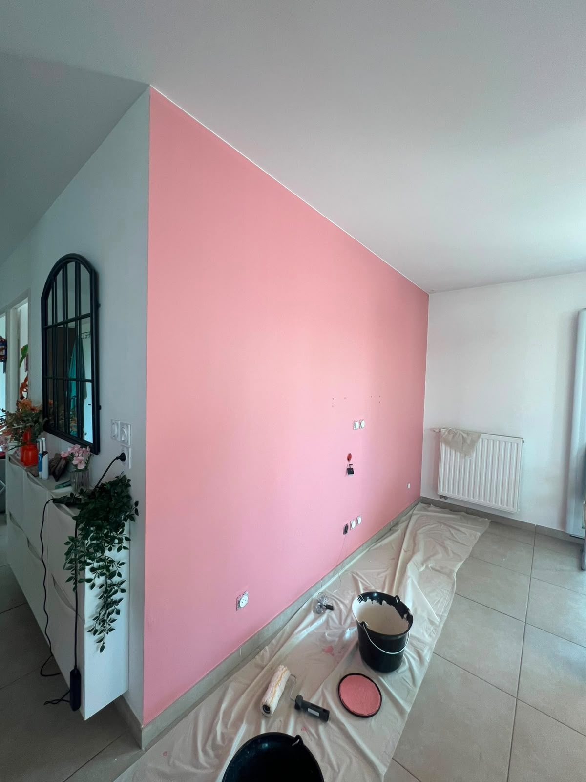 Peinture intérieure — mur d'accent